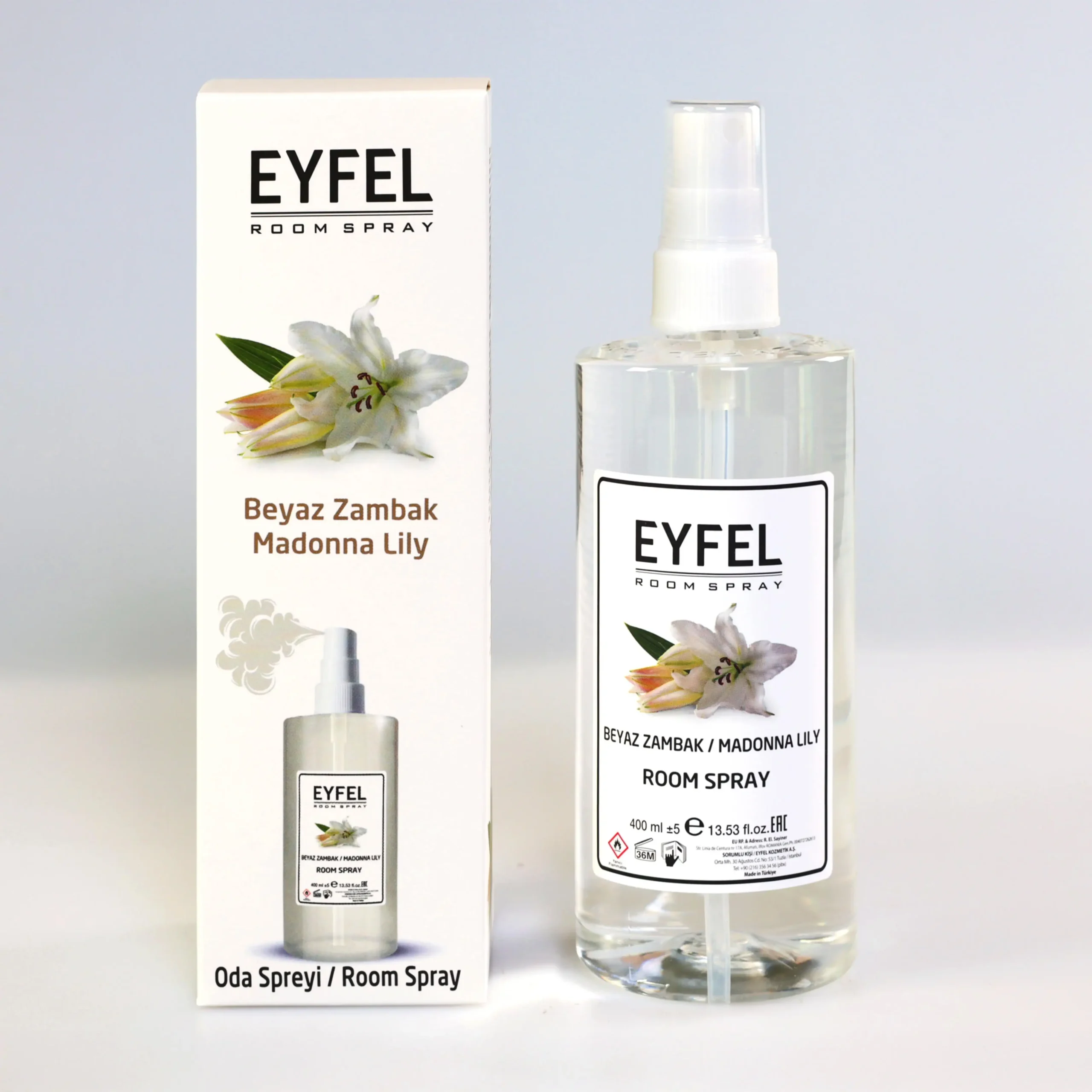 اسپری خوشبوکننده فضا مدل سوسن سفید - BEYAZ ZAMBAK (400ml)