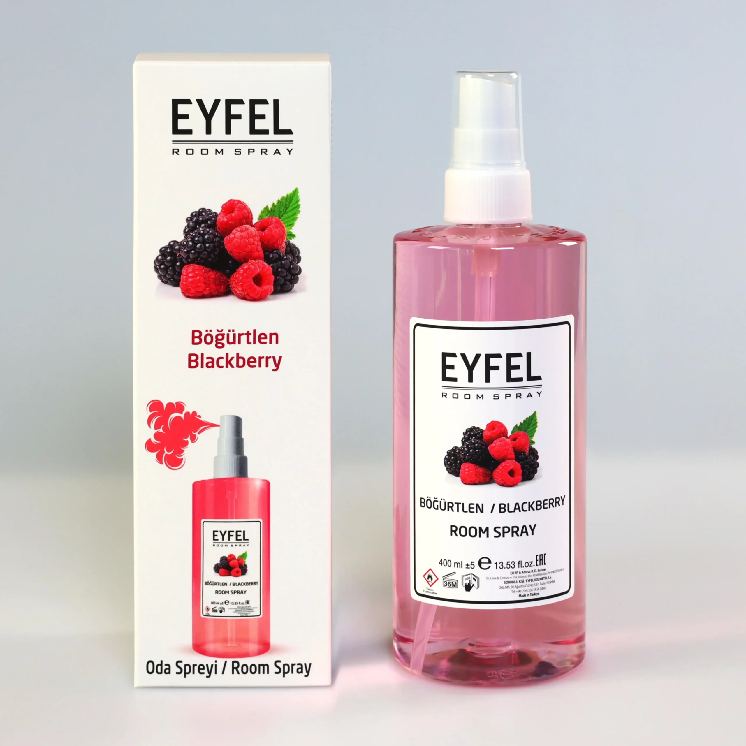 اسپری خوشبوکننده فضا مدل تمشک - BÖĞÜRTLEN (400ml)