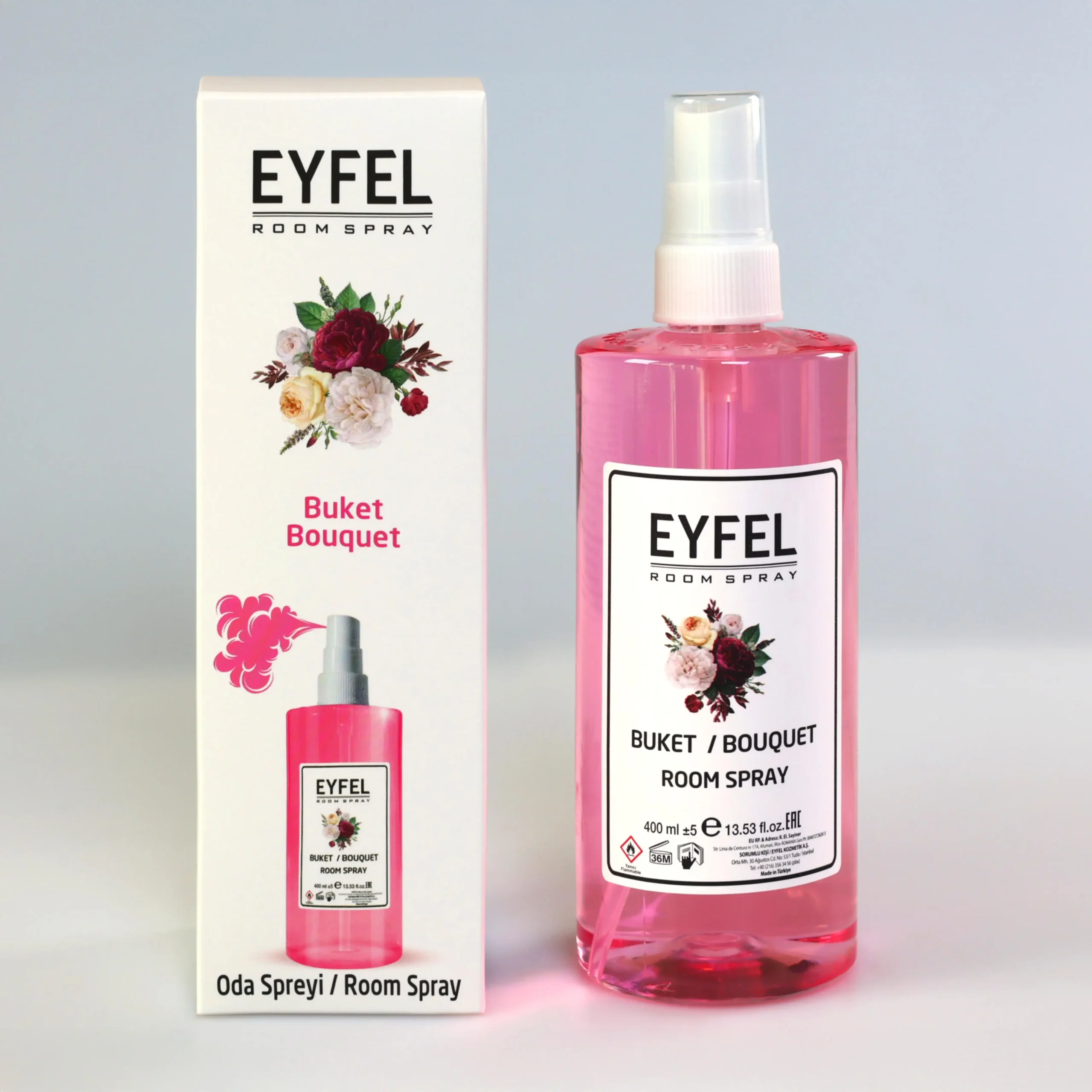 اسپری خوشبوکننده فضا مدل دسته‌گل - BUKET (400ml)