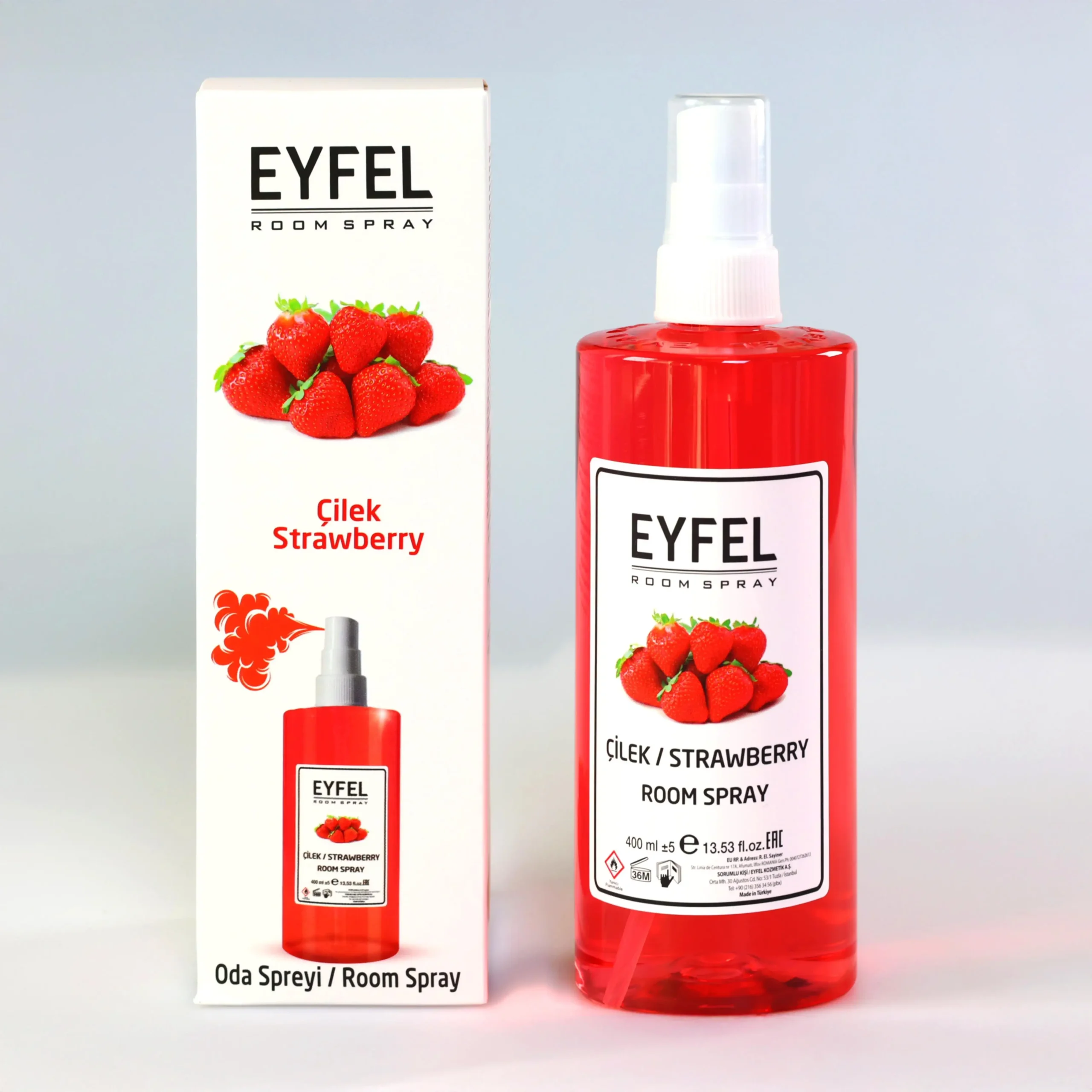 اسپری خوشبوکننده فضا مدل توت فرنگی - ÇİLEK (400ml)
