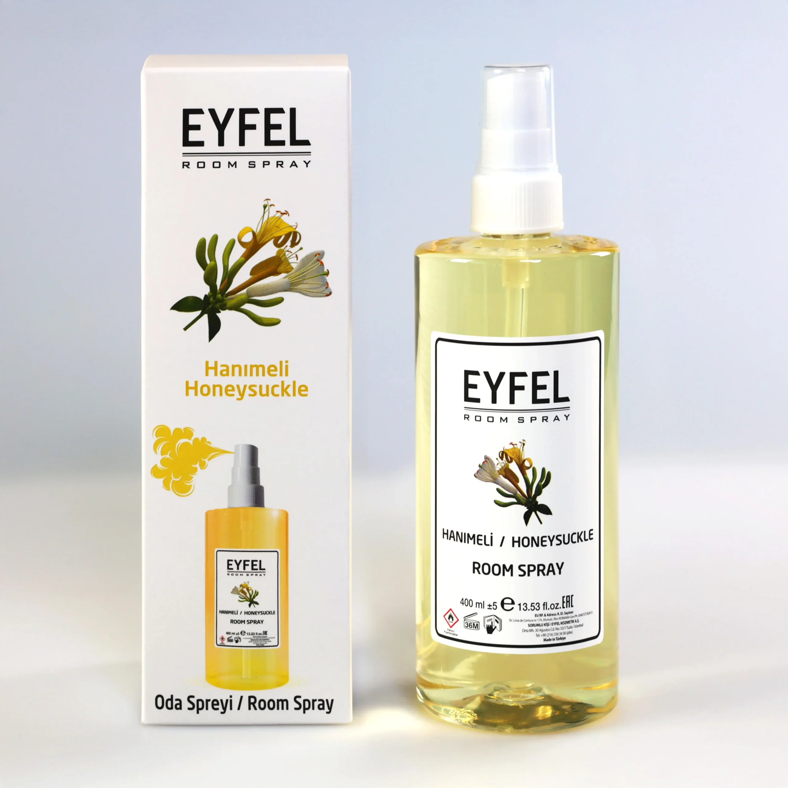اسپری خوشبوکننده فضا مدل یاس رازقی - HANIMELİ (400ml)
