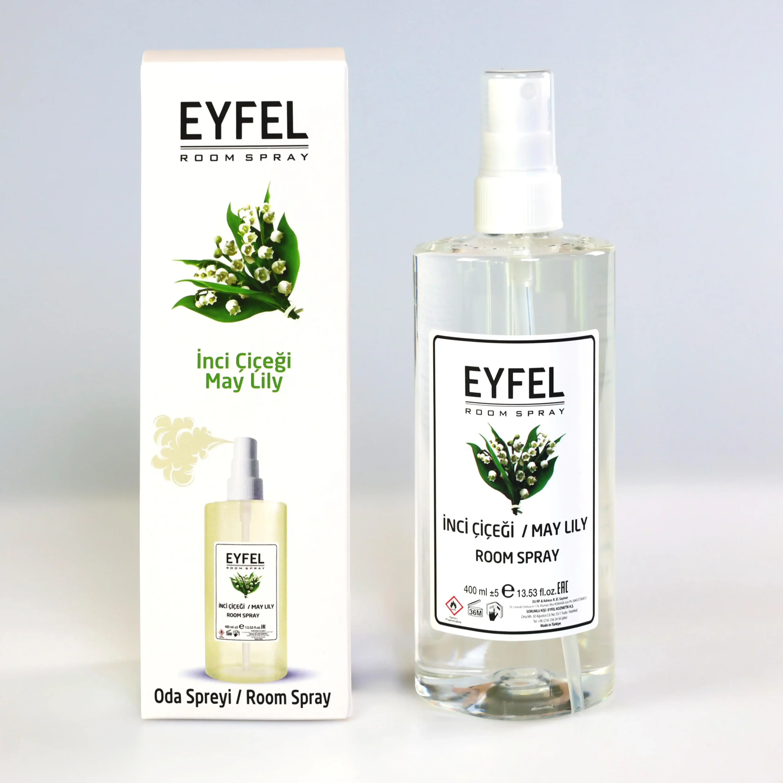 اسپری خوشبوکننده فضا مدل گل مروارید - İNCİ ÇİÇEĞİ (400ml)