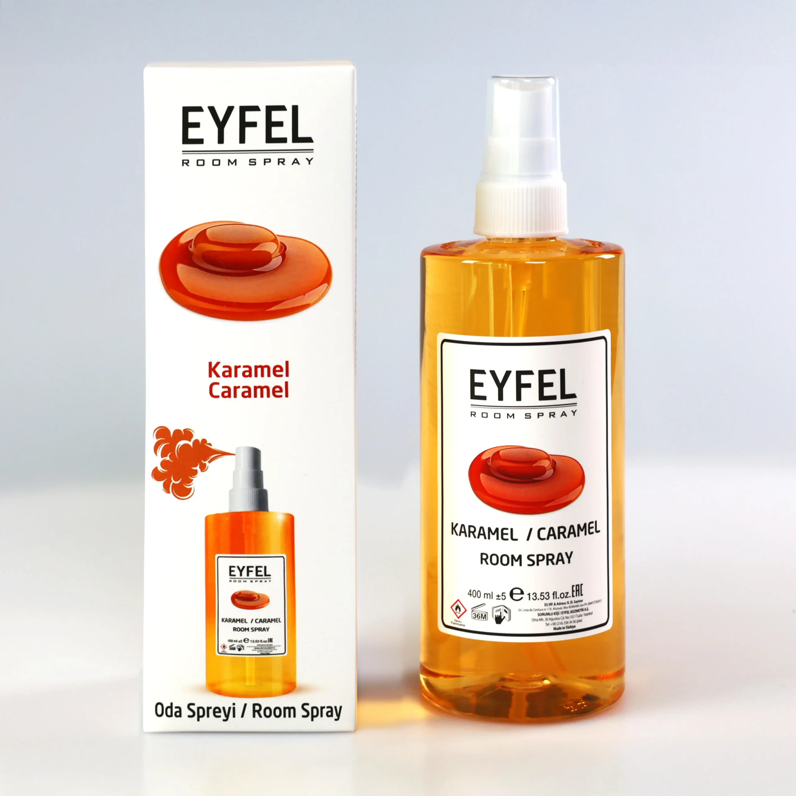 اسپری خوشبوکننده فضا مدل کارامل - KARAMEL (400ml)