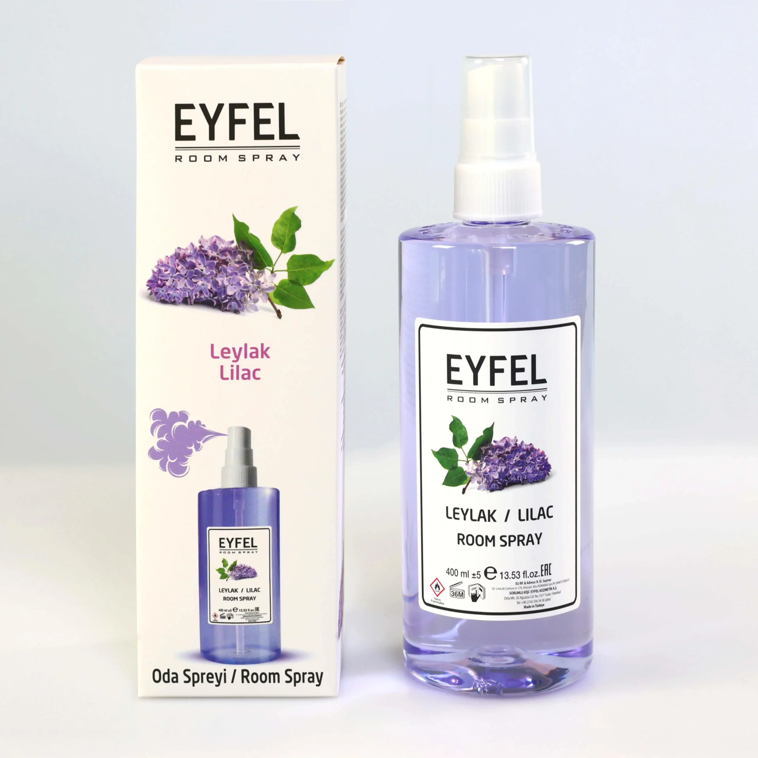 اسپری خوشبوکننده فضا مدل یاس بنفش - LEYLAK (400ml)