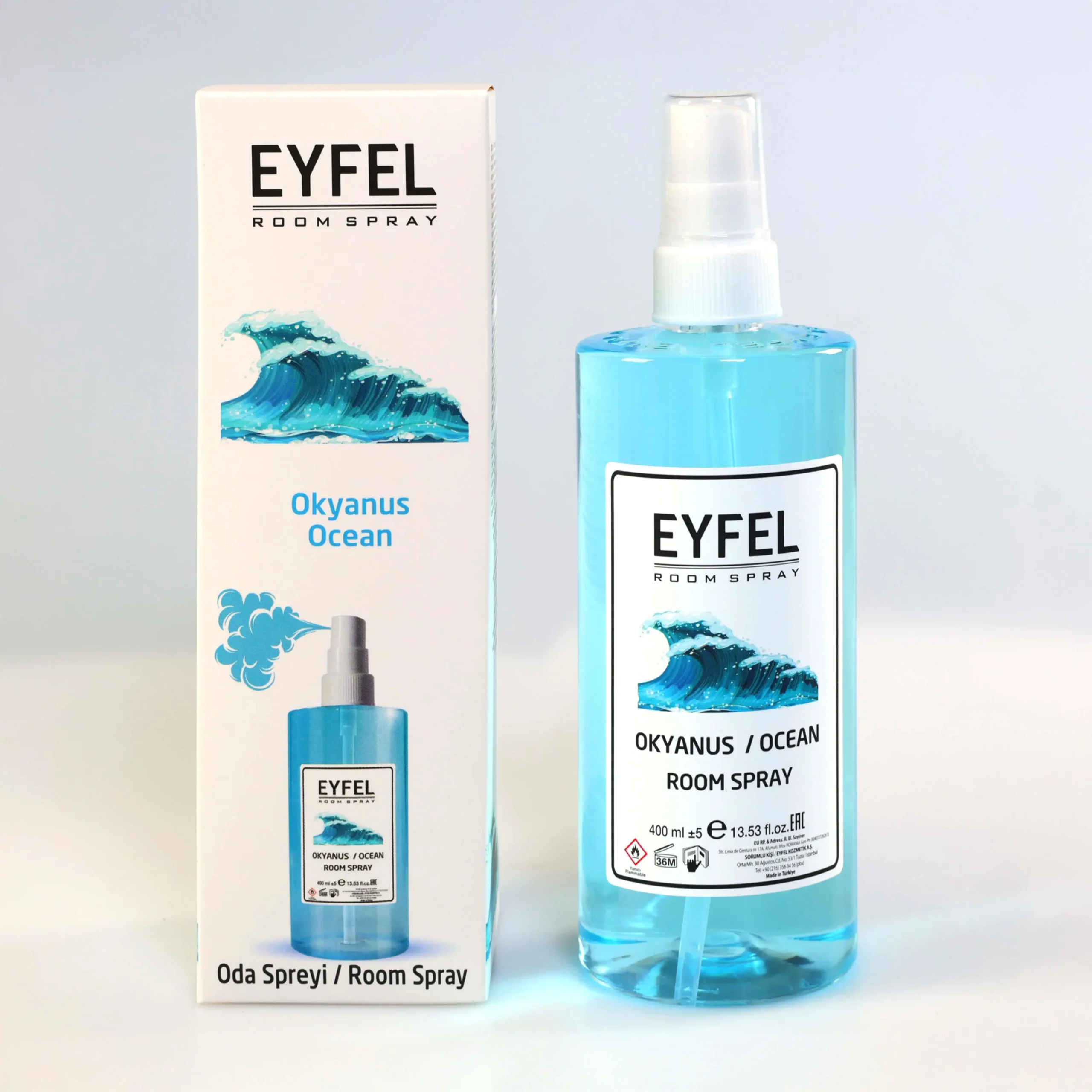 اسپری خوشبوکننده فضا مدل اقیانوس - OKYANUS (400ml)