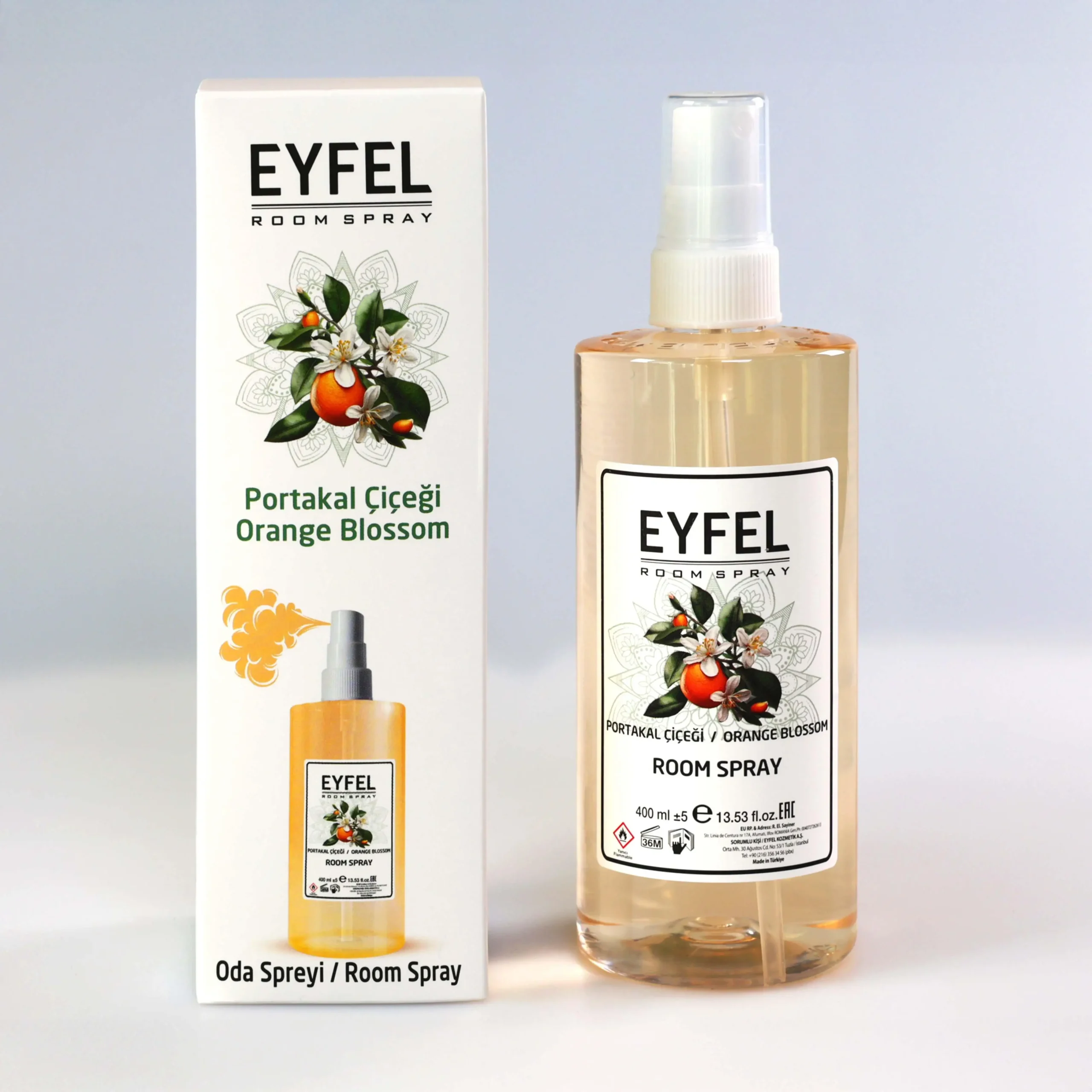 اسپری خوشبوکننده فضا مدل شکوفه پرتقال - PORTAKAL ÇİÇEĞİ (400ml)